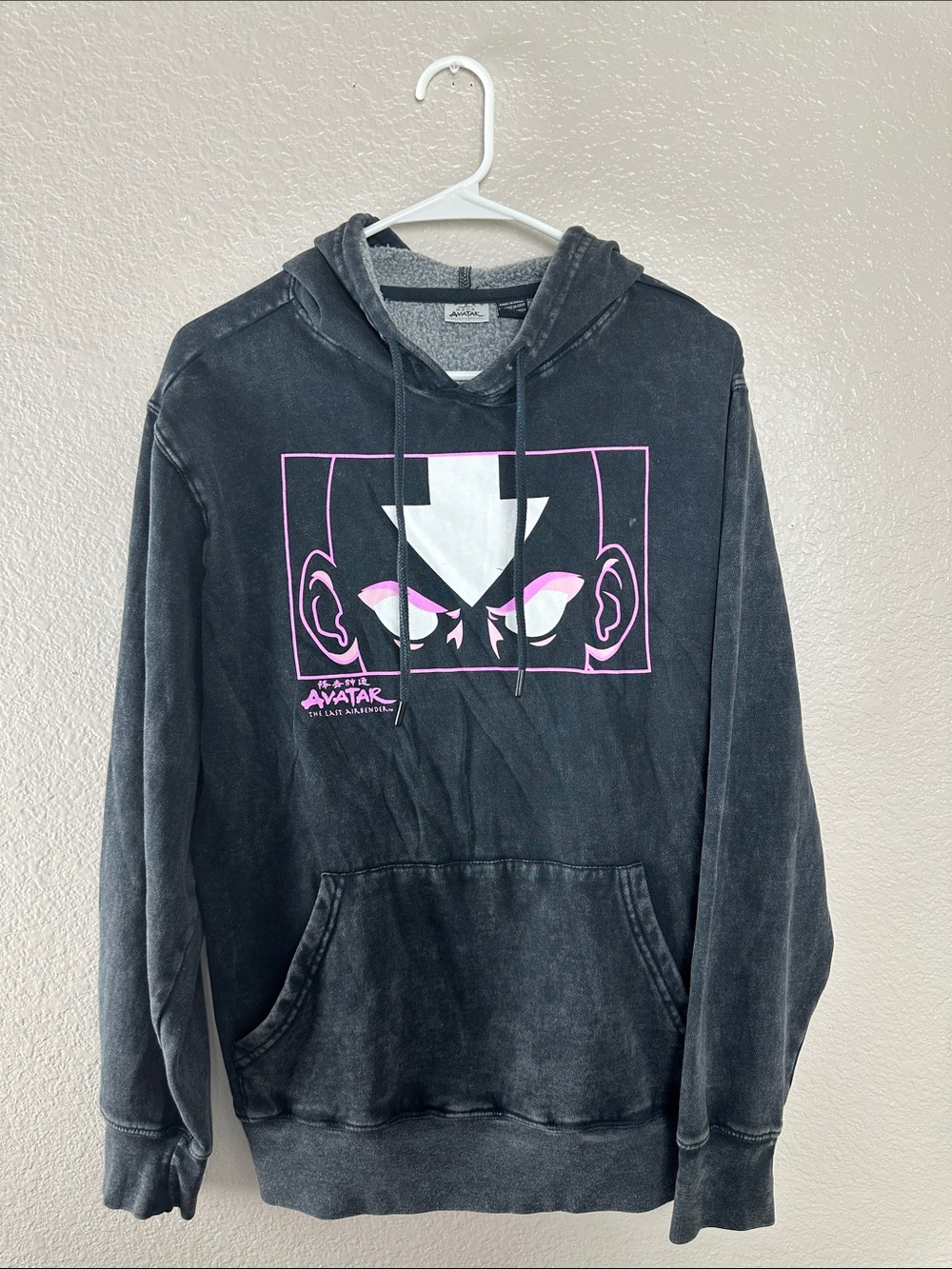 Avatar The Last Airbender Branded Grey Knit Hoodie Size Small